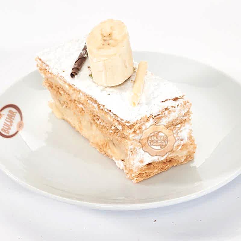 Tek Kişilik Muzlu Pasta