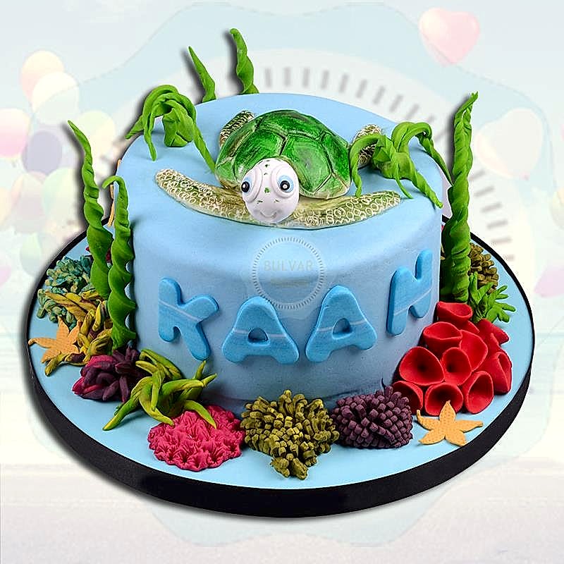 İsim Yazılı Doğum Günü Pastası