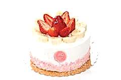 Çilekli Muzlu Pasta